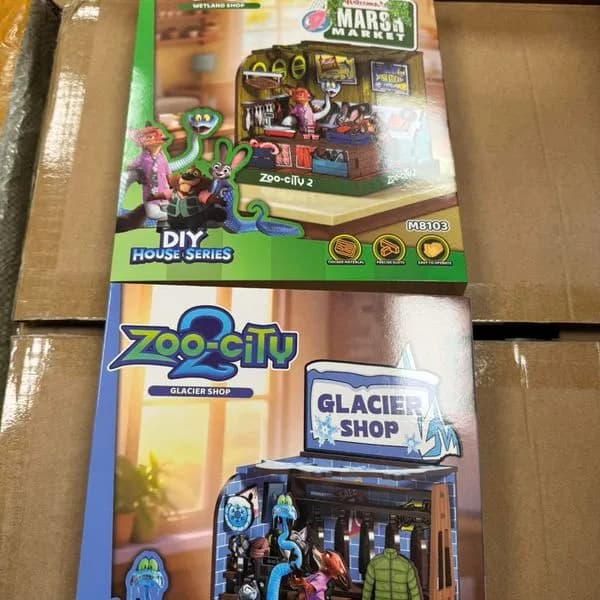 Zabawki DIY House Series Zoo 2 City