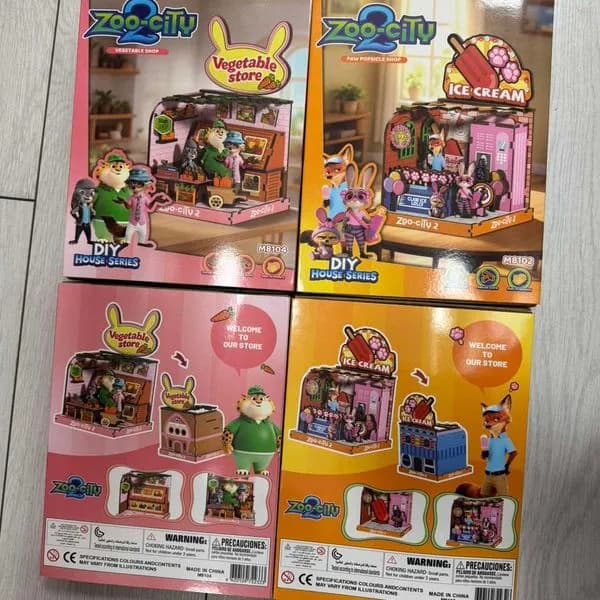 Zabawki DIY House Series Zoo 2 City