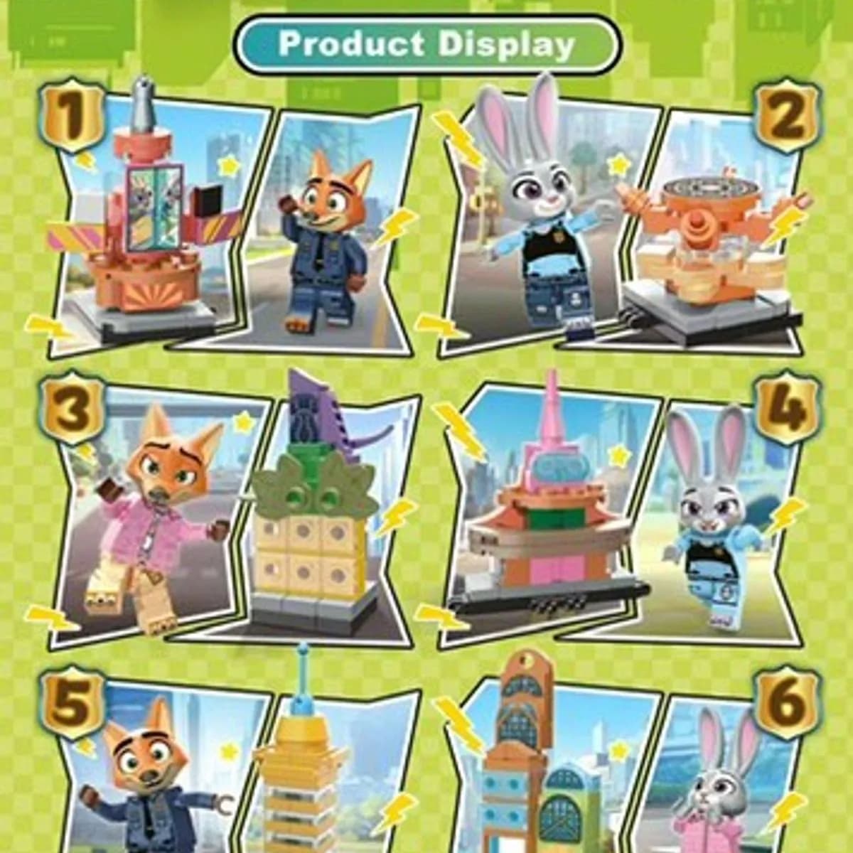 Zabawki Klocki Zootopia Zootropolis