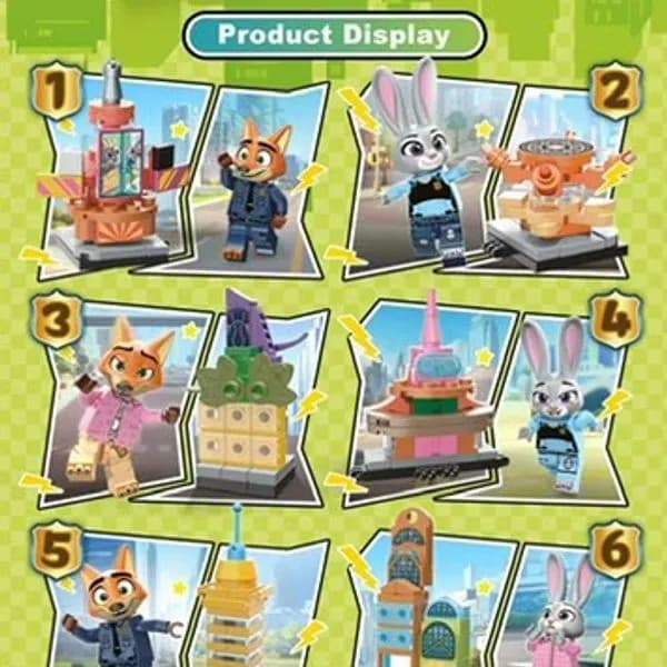 Zabawki Klocki Zootopia