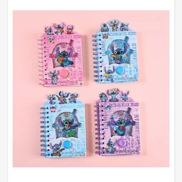 Naklejki Stitch Lilo & Stitch - zestaw 4 notesy mini