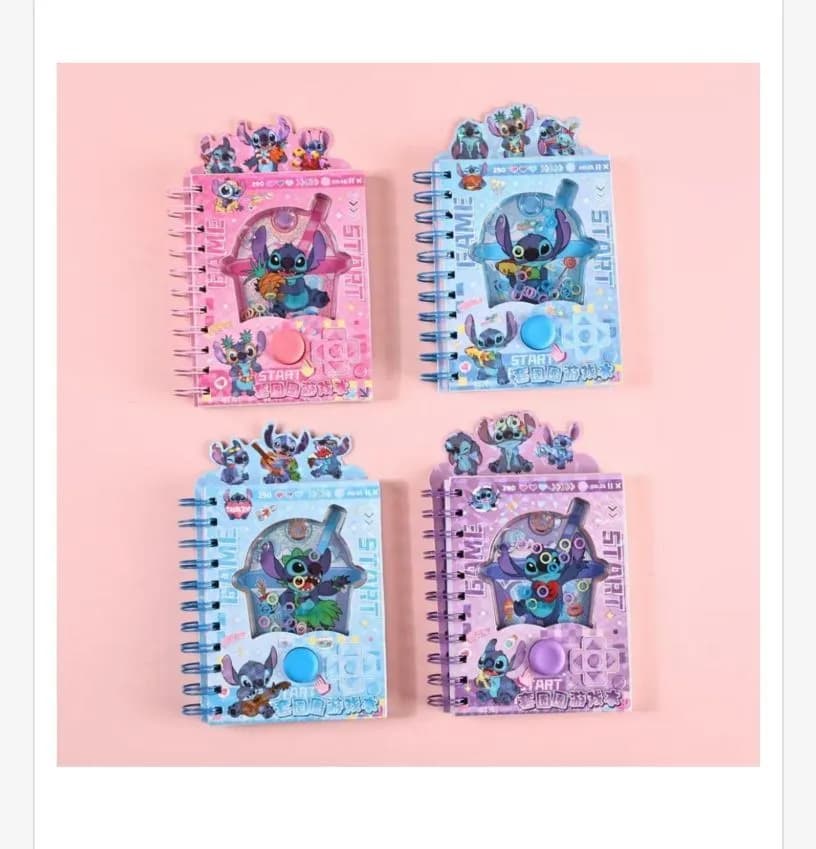 Naklejki Stitch Lilo & Stitch - zestaw 4 notesy mini