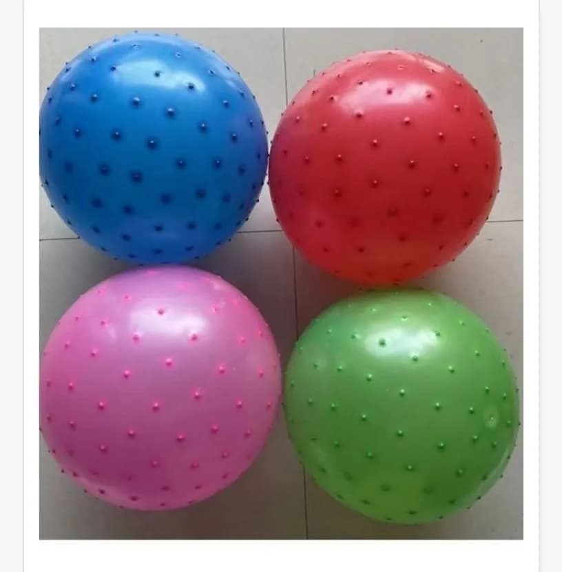 Piłka dla Dzieci 20cm Kolorowa z Kolcami