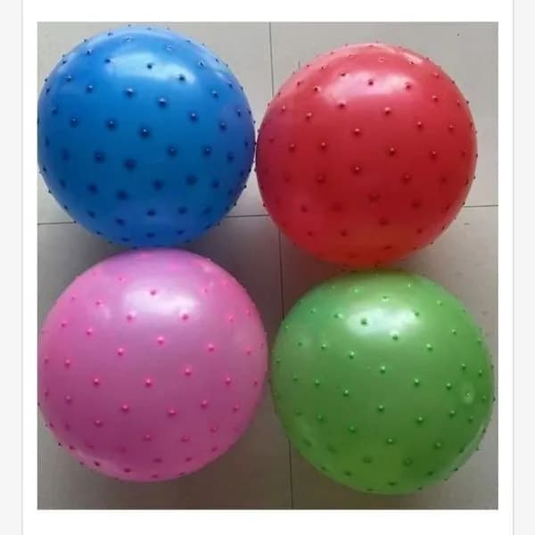 Piłka dla Dzieci 16cm Kolorowa z Kolcami