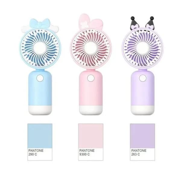 Wentylator Ręczny USB z uszami króliczka 3 kolory