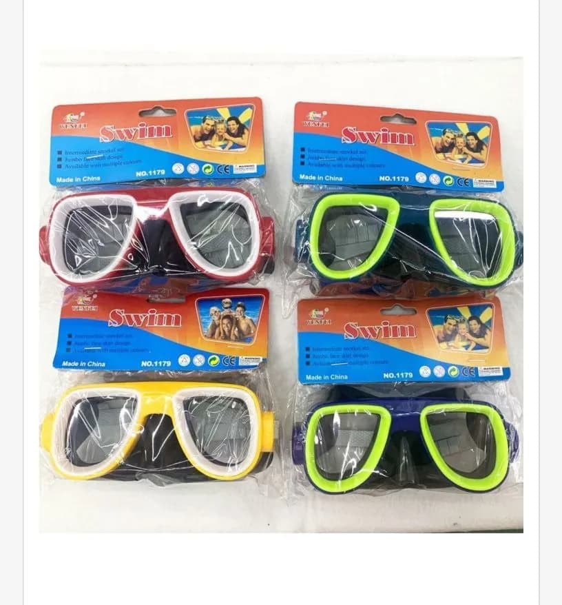 Okulary do pływania Swim Goggles NG1179, 6 szt