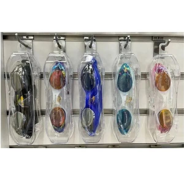 Okulary do pływania, zestaw 5 kolorów