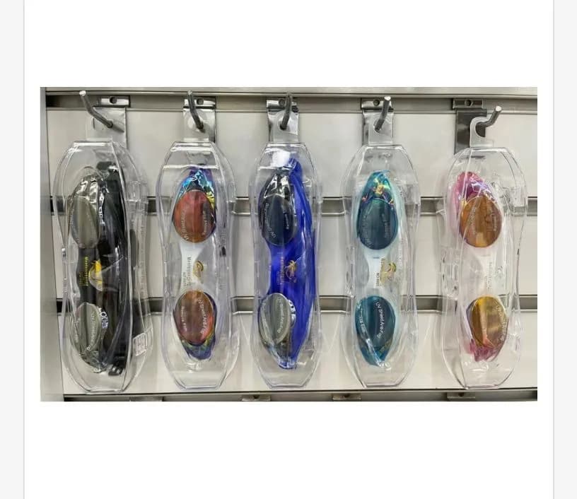 Okulary do pływania, zestaw 5 kolorów