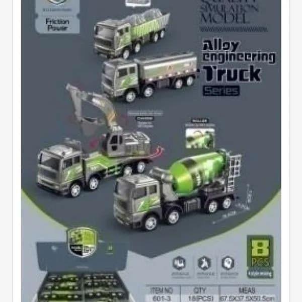 Zabawki Alloy Engineering Truck