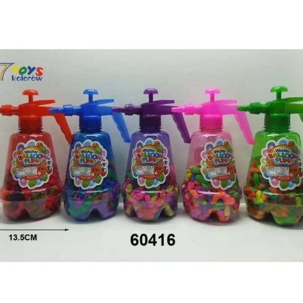 Pompa do Balonów Wodnych z Kulkami 13cm x 25cm