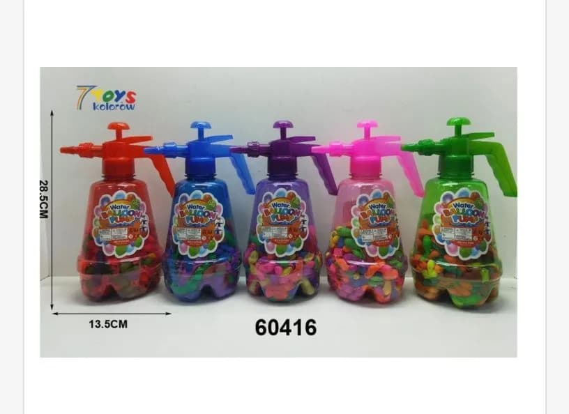 Pompa do Balonów Wodnych z Kulkami 13cm x 25cm