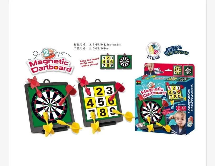 Magnetyczna Tarcza do Rzucania Lotkami z 6 Lotkami