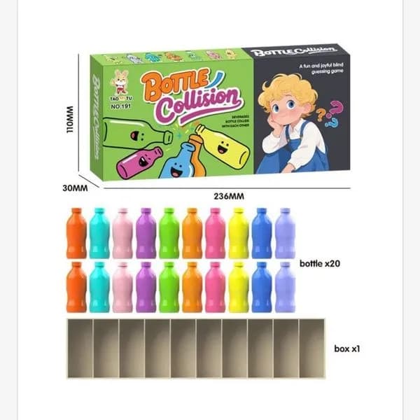 Zabawki Bottle Collision - gra butelki kolizja, 10x butelki