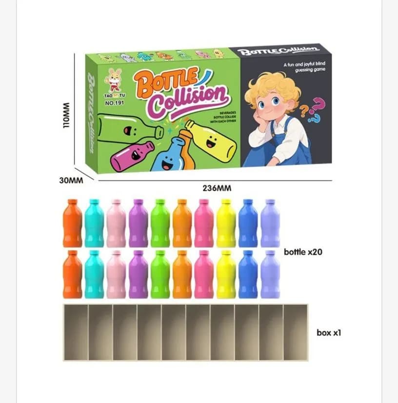Zabawki Bottle Collision - gra butelki kolizja, 10x butelki
