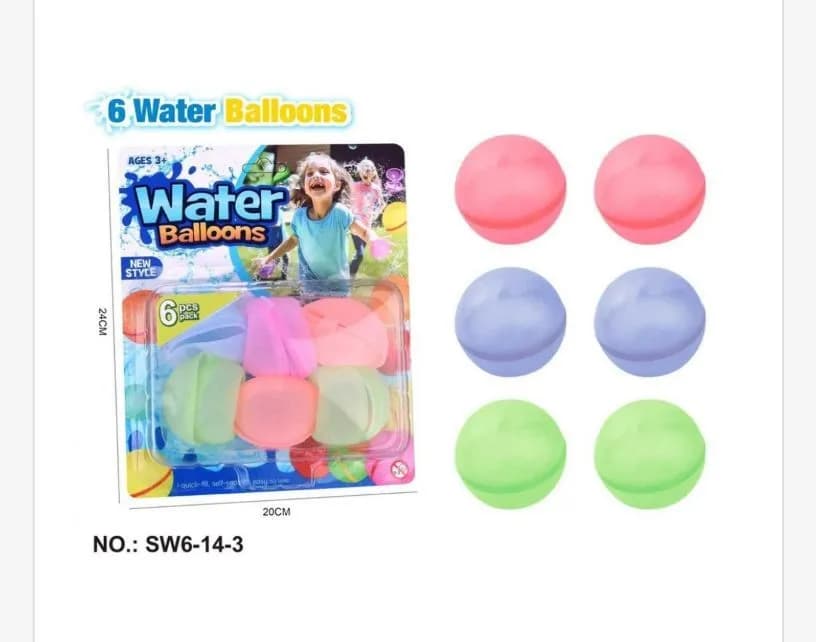 Zabawki Water Balloons 6 szt SWG-14 20cm