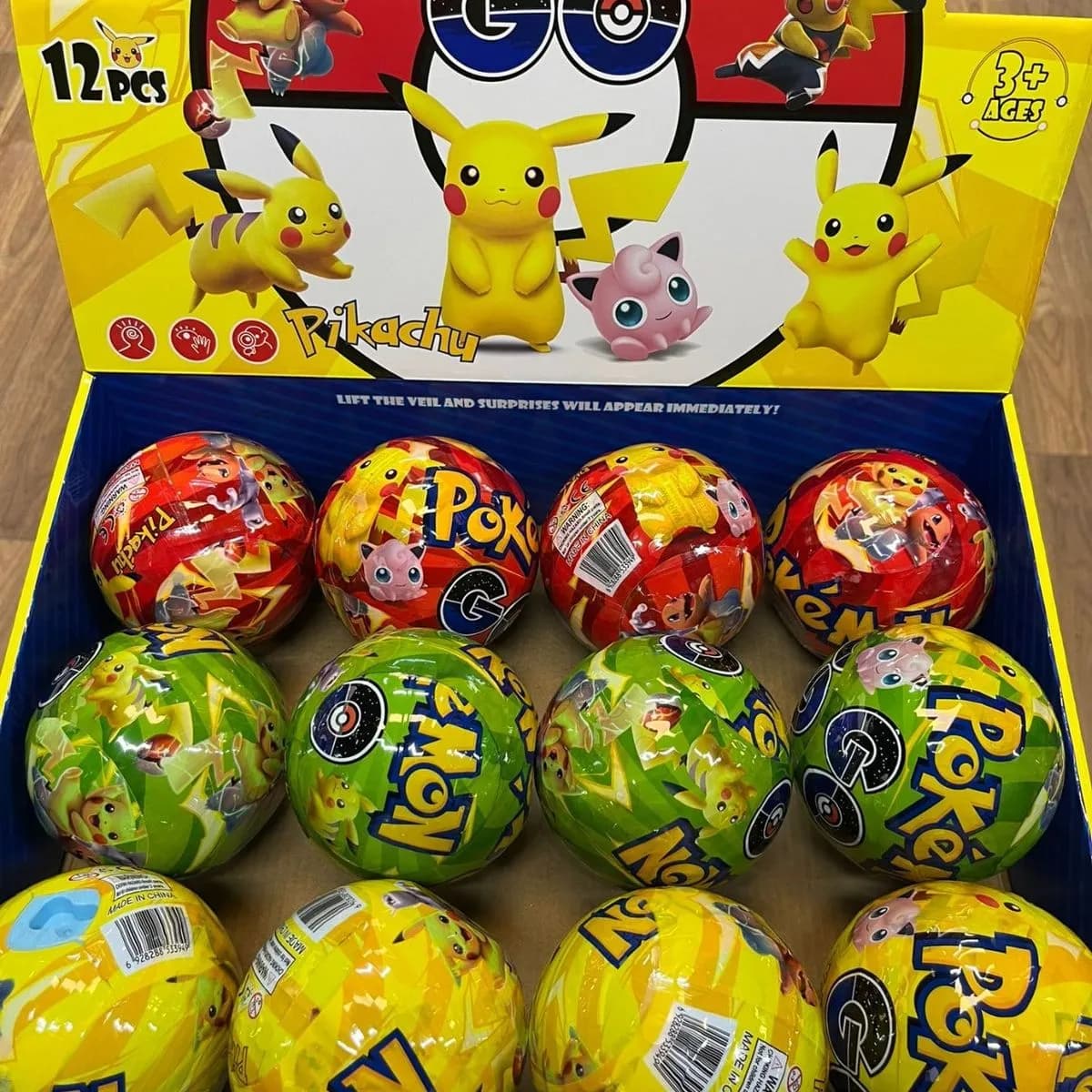 Kule Pokémon GO 12 szt w opakowaniu