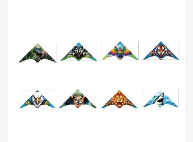 Latawiec 140x68+160cm z motywami zwierząt