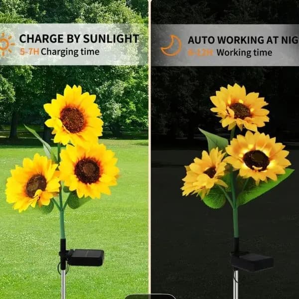 Lampka Dekoracja Ogrody 2PCS