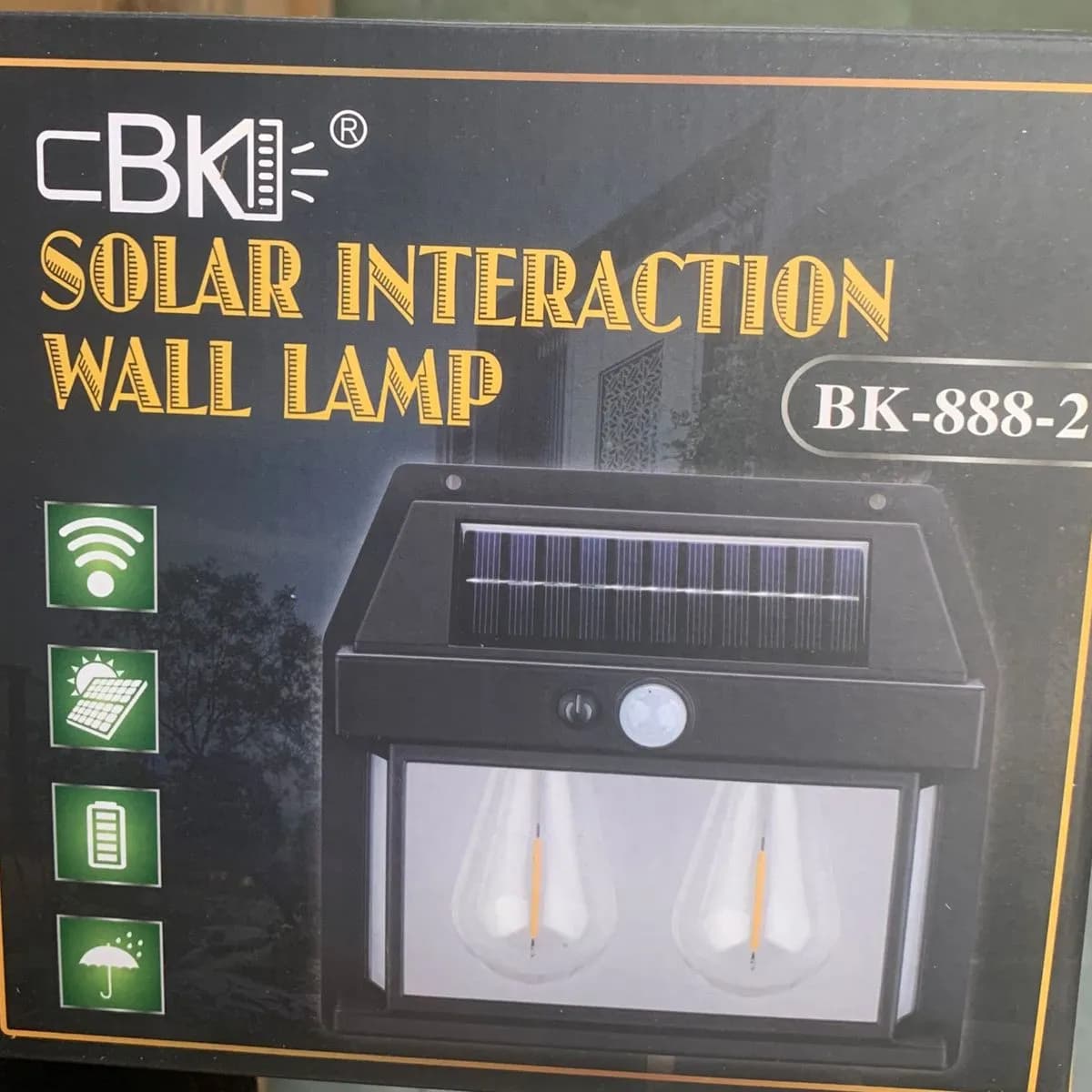 Solarna Lampa Ścienna LED