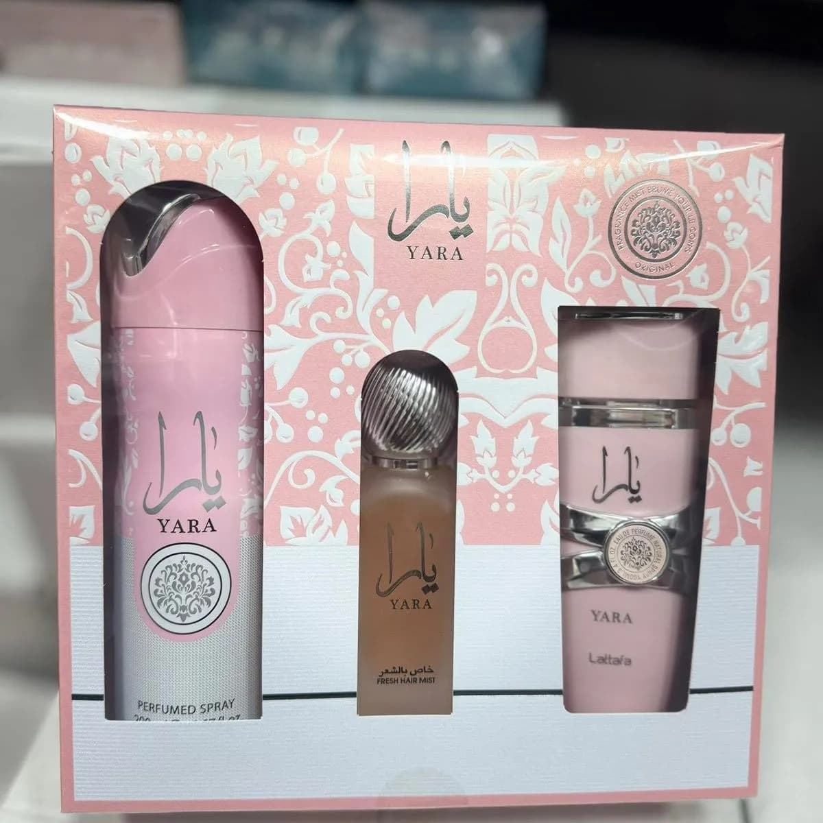 Zestaw Perfum Yara dla Kobiet Spray + Lata + Lutfa