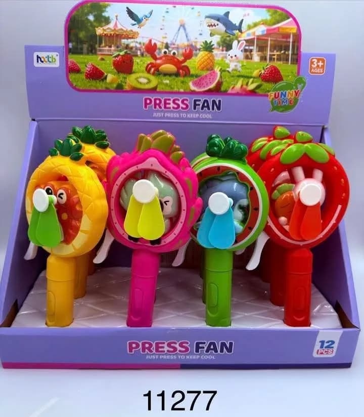 Mini Wentylator Ręczny Press Fan Hot Toys 3+