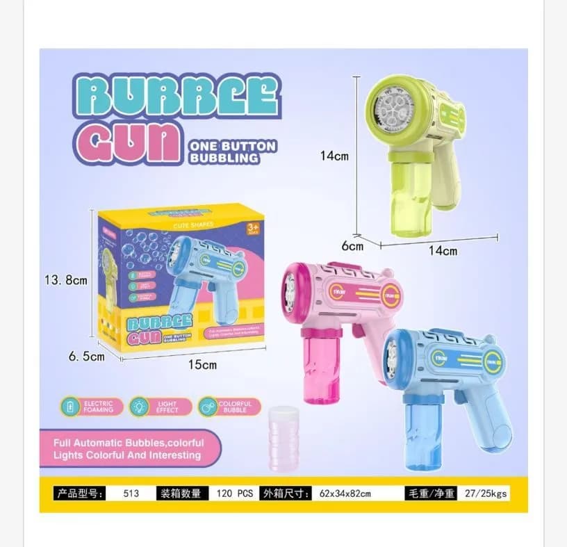 Pistolet do Baniek Mydlanych