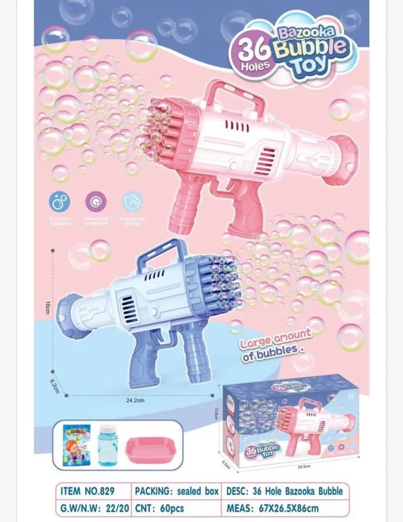 Pistolet do Baniek Mydlanych