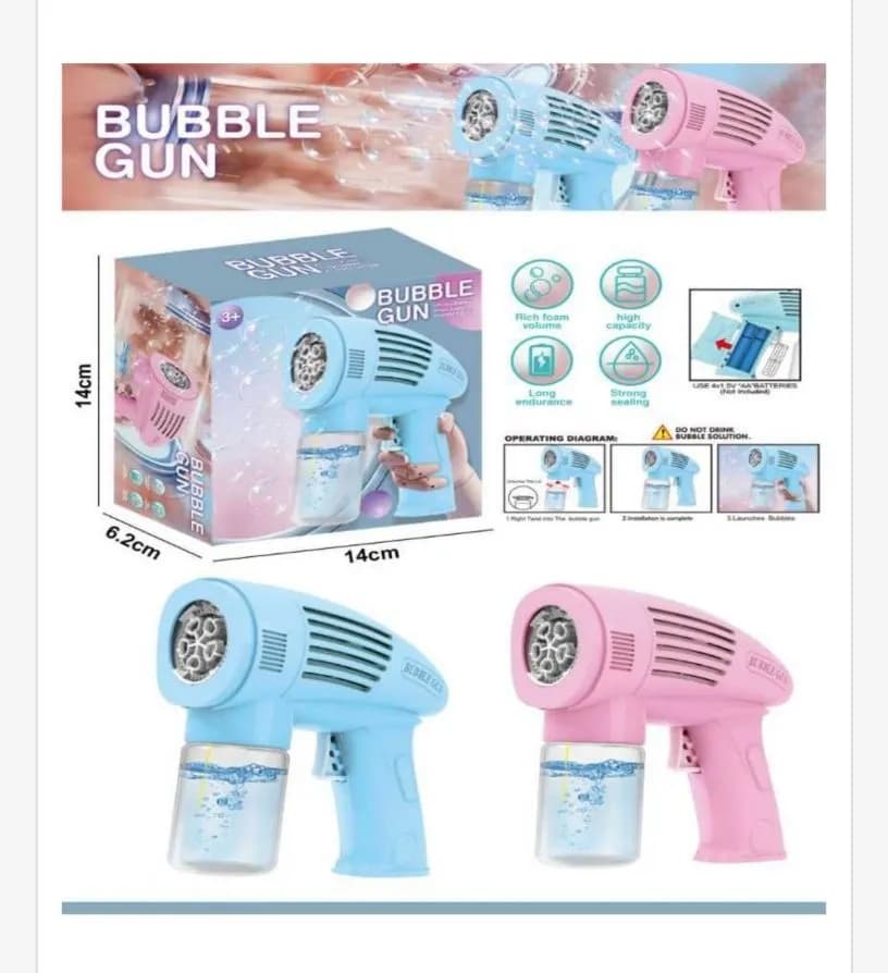 Pistolet do Baniek Mydlanych