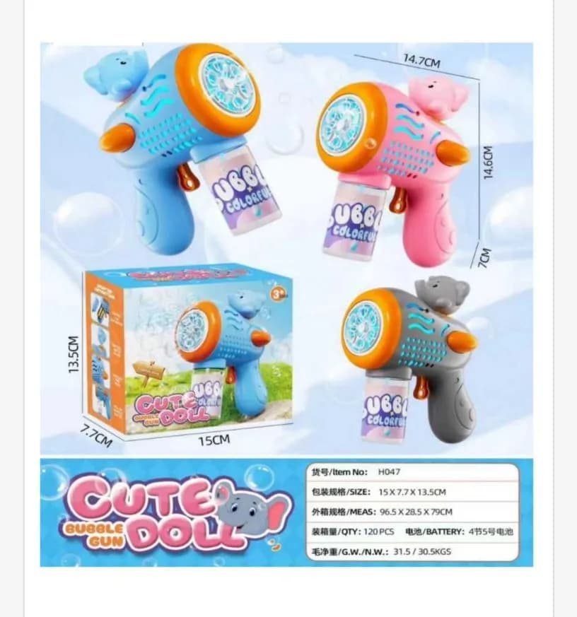 Pistolet do Baniek Mydlanych