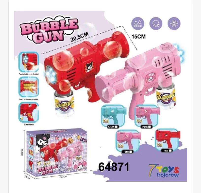 Pistolet do Baniek Mydlanych