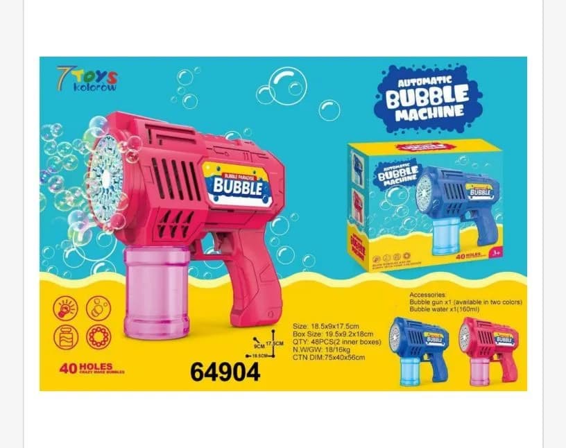 Pistolet do Baniek Mydlanych