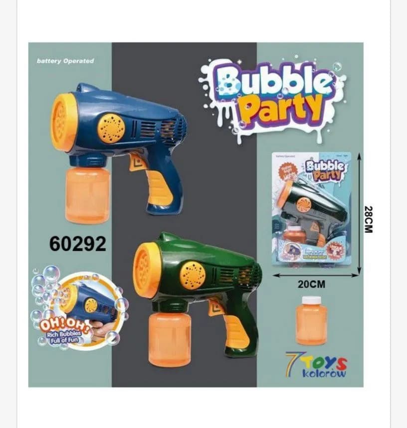 Pistolet do Baniek Mydlanych