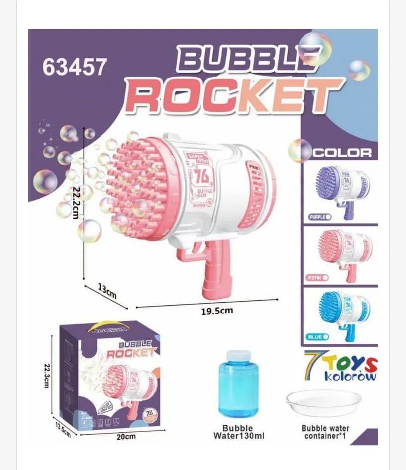 Pistolet do Baniek Mydlanych