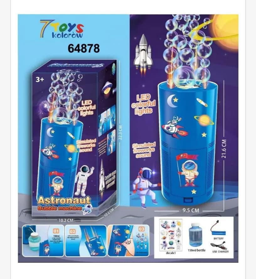 Pistolet do Baniek Mydlanych