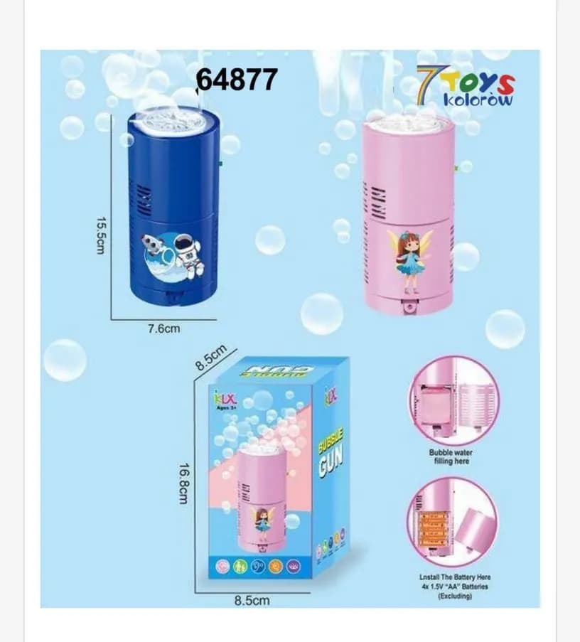 Pistolet do Baniek Mydlanych