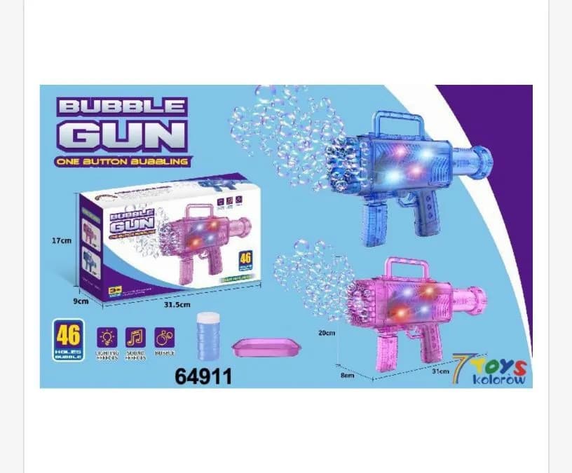 Pistolet do Baniek Mydlanych