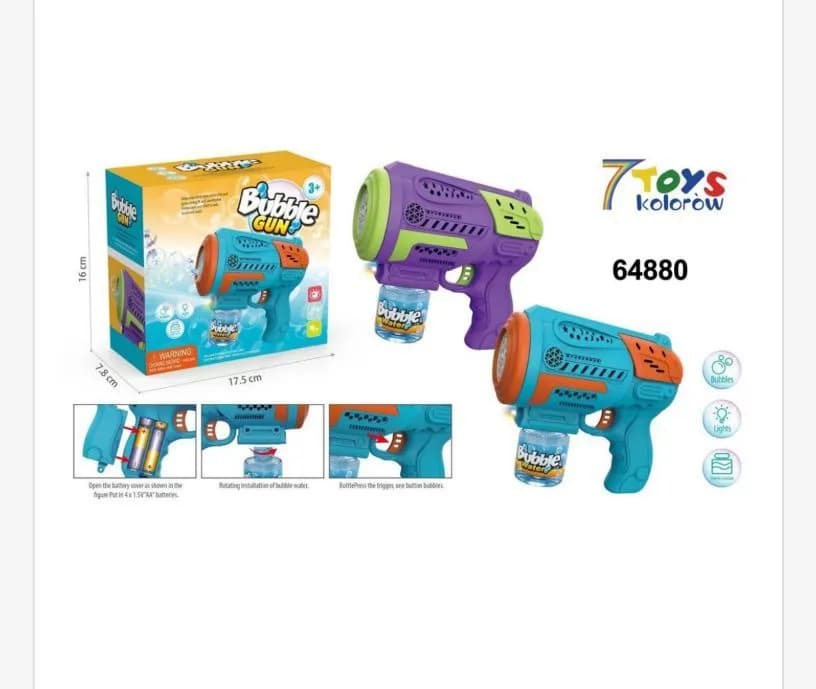 Pistolet do Baniek Mydlanych