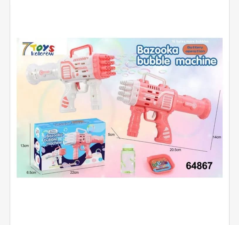 Pistolet do Baniek Mydlanych