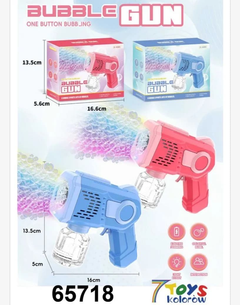 Pistolet do Baniek Mydlanych