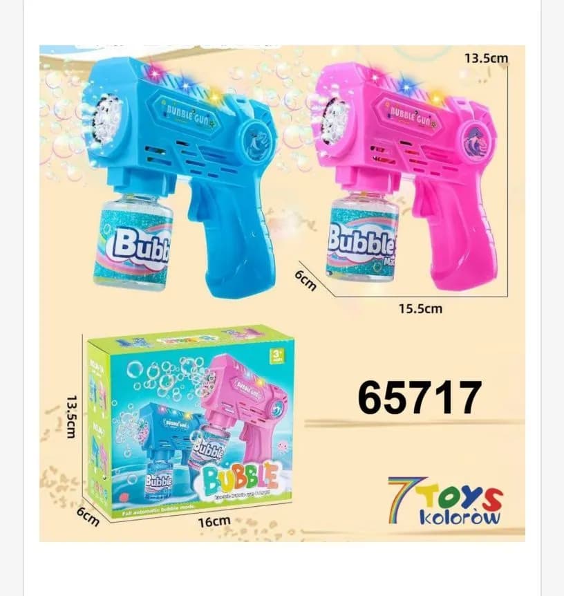 Pistolet do Baniek Mydlanych