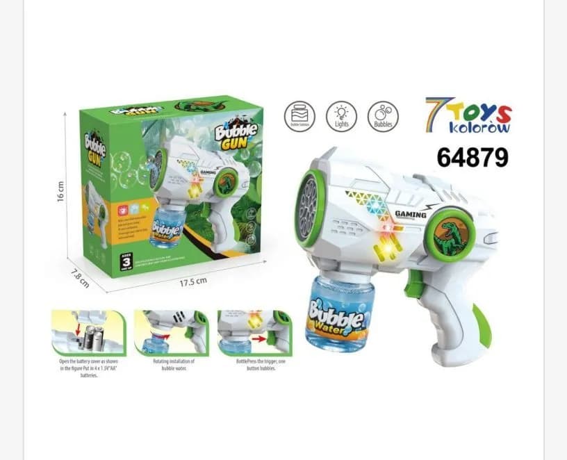 Pistolet do Baniek Mydlanych