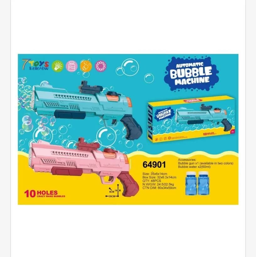 Pistolet do Baniek Mydlanych