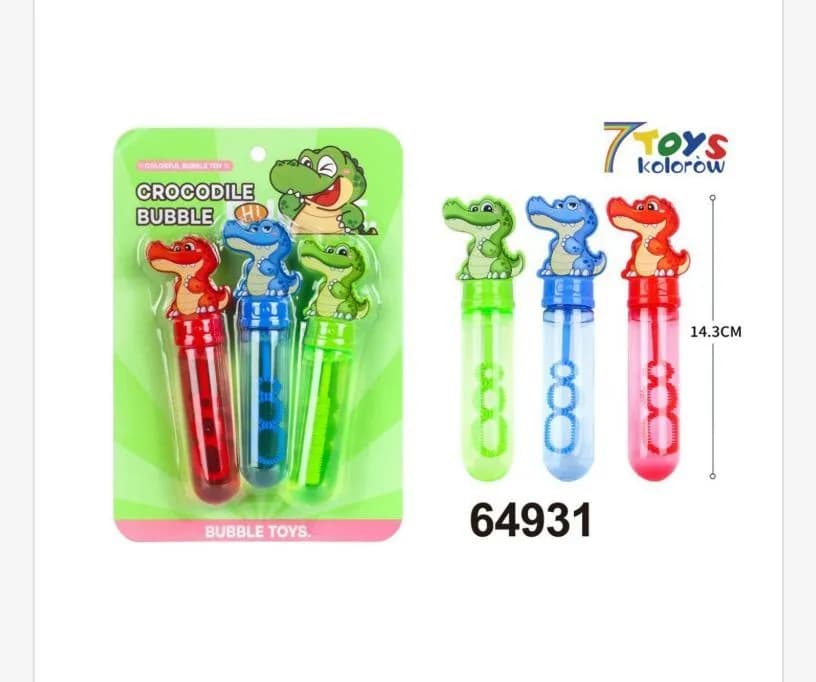 Różdżka do Baniek Mydlanych 3PCS