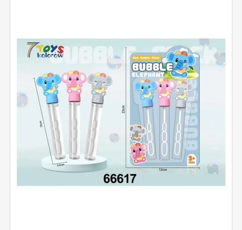 Różdżka do Baniek Mydlanych 3PCS