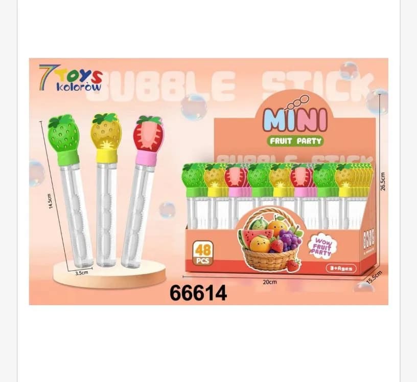 Różdżka do Baniek Mydlanych 3PCS