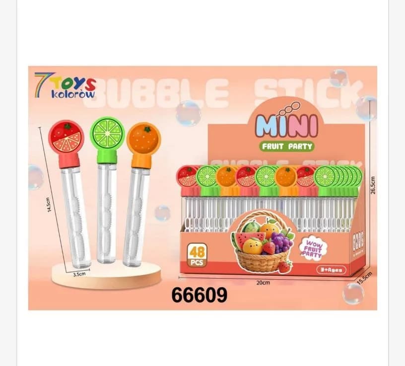 Różdżka do Baniek Mydlanych 3PCS