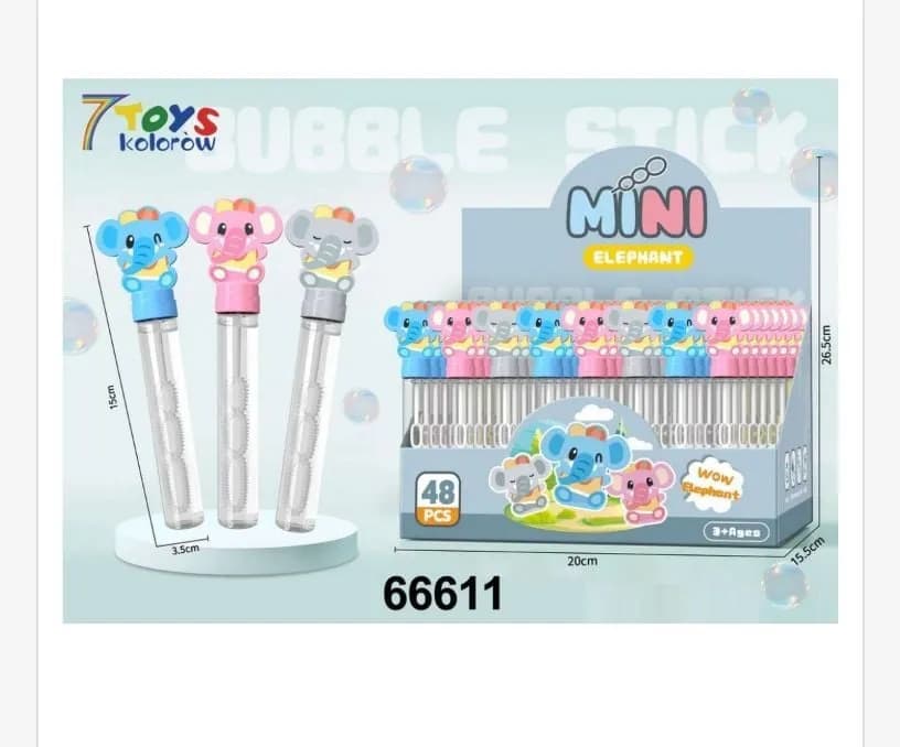 Różdżka do Baniek Mydlanych 3PCS