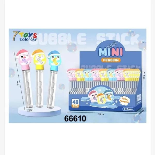 Różdżka do Baniek Mydlanych 3PCS