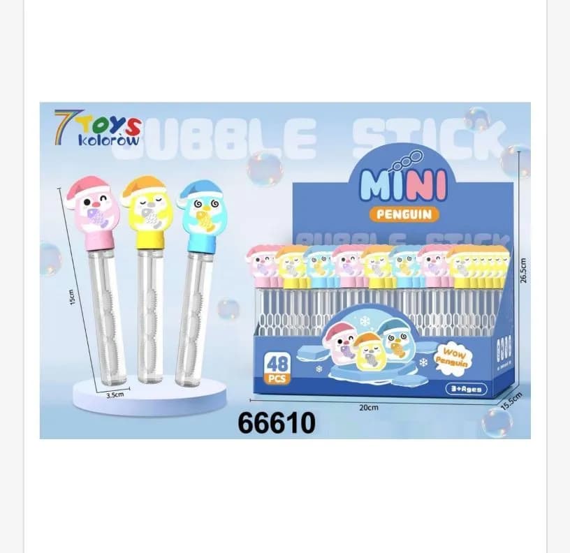 Różdżka do Baniek Mydlanych 3PCS