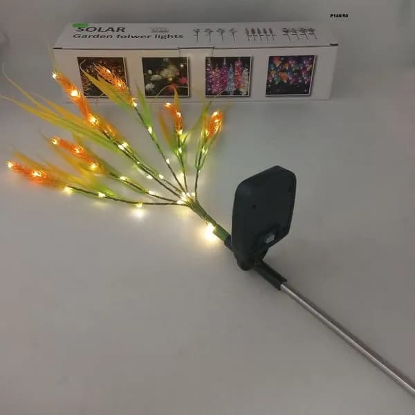 Zestaw Lampka Solarna Ogrodowa Kłosy LED 6 szt.